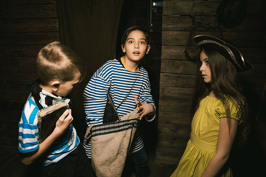 Детский квест «Пиратское сокровище» – афиша