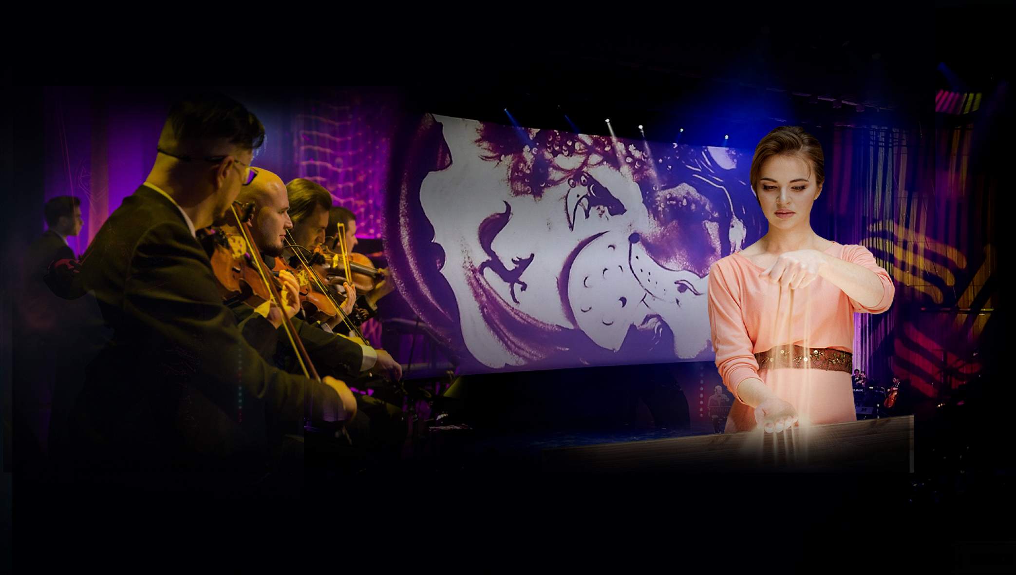 Artfonix. Песочное шоу «Басни Крылова» с живой музыкой и чтецом – афиша