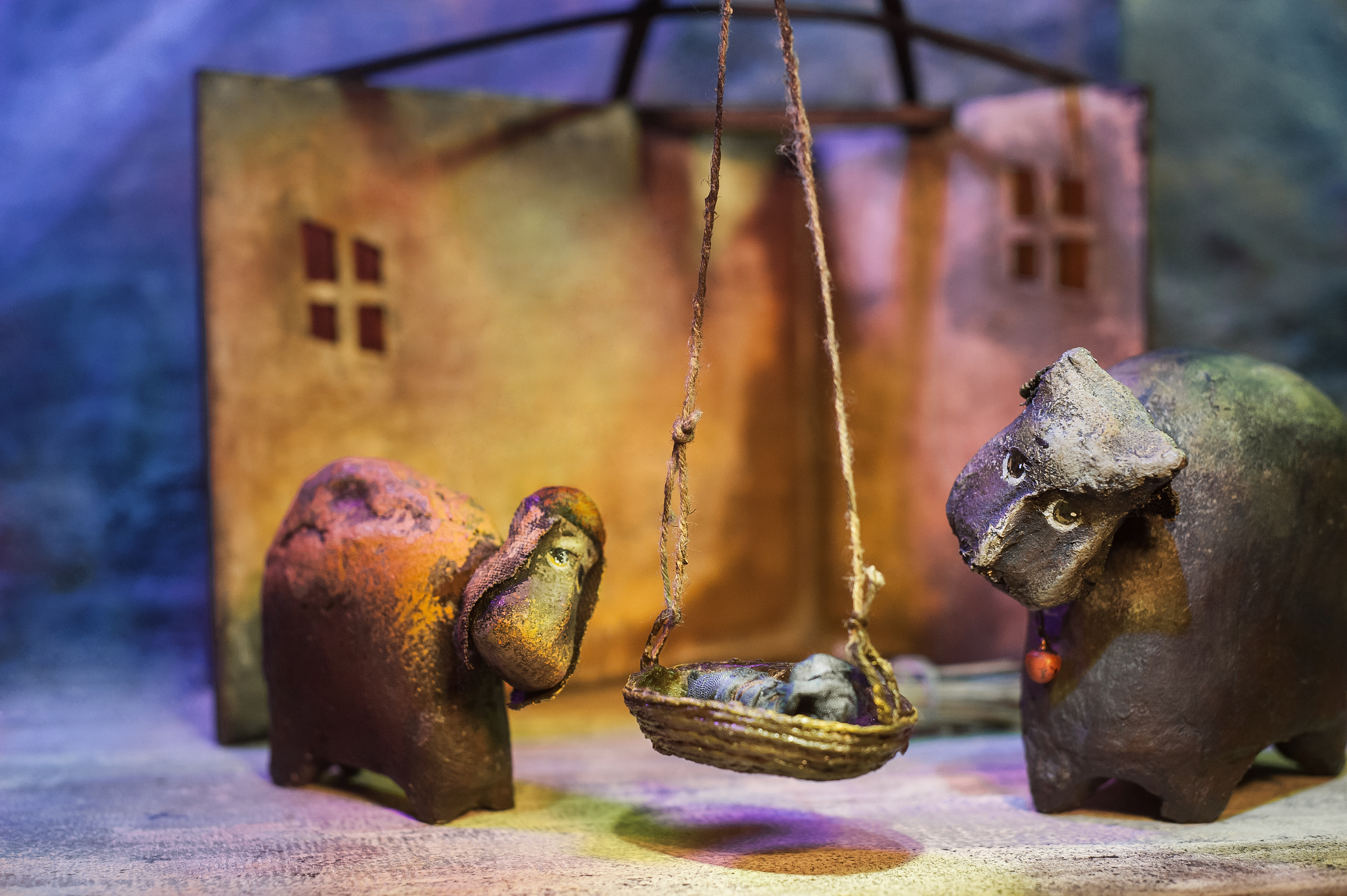 Вол и осел при яслях – афиша