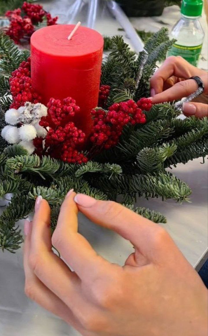 Мастер-класс «Новогодняя композиция» – афиша