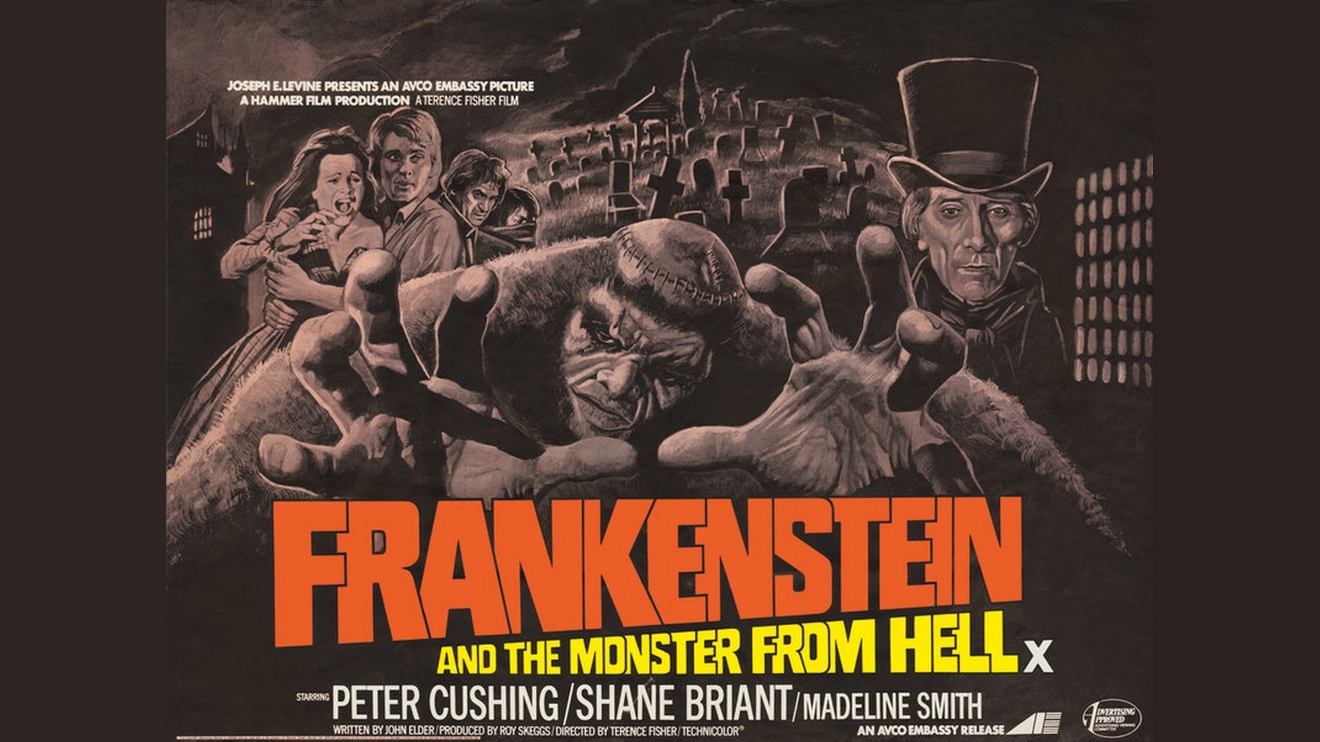 Франкенштейн и монстр из ада – афиша