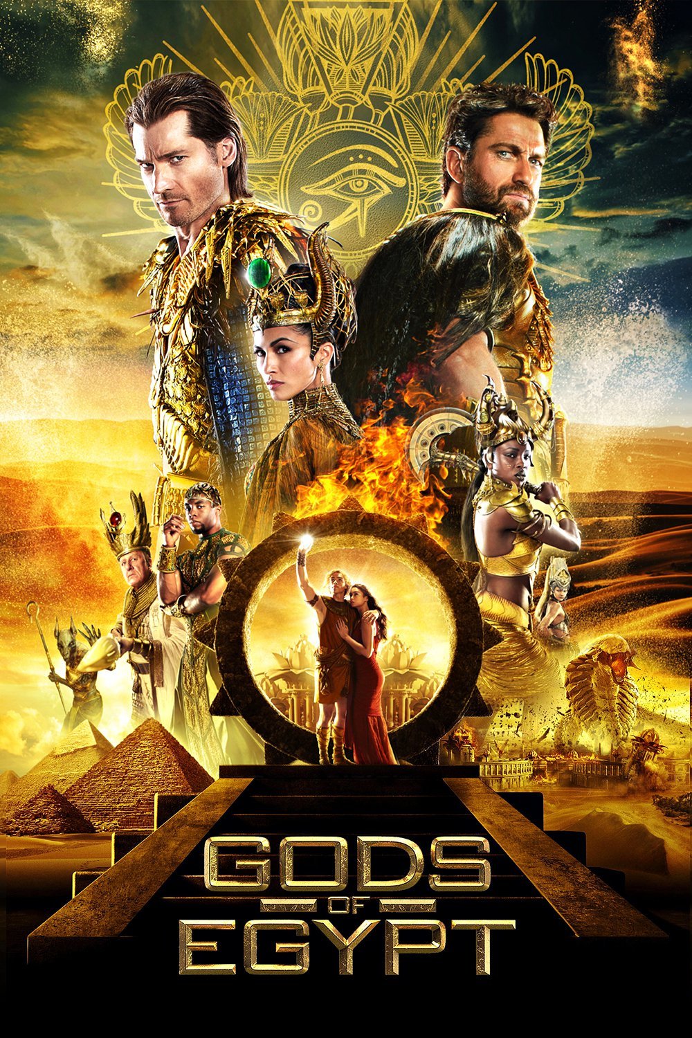 Декольте Эммы Бут – Боги Египта (2020)